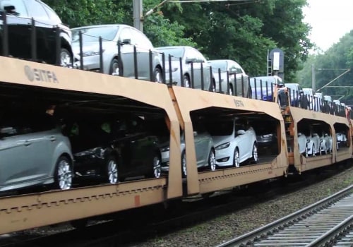 Transporting Cars on Trains or Freight Cars